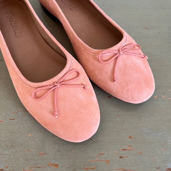 Madewell | The Adelle Ballet Flat in Suede - Picture 3 of 9